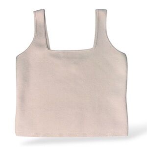 Abercrombie & Fitch Soft A&F Collection Knit Square Neck Tank Top Medium